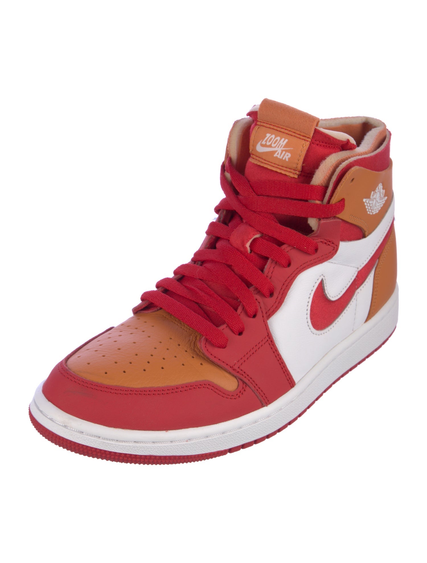 Jordan 1 High Zoom Air CMFT Fire Red Hot Curry Sneakers