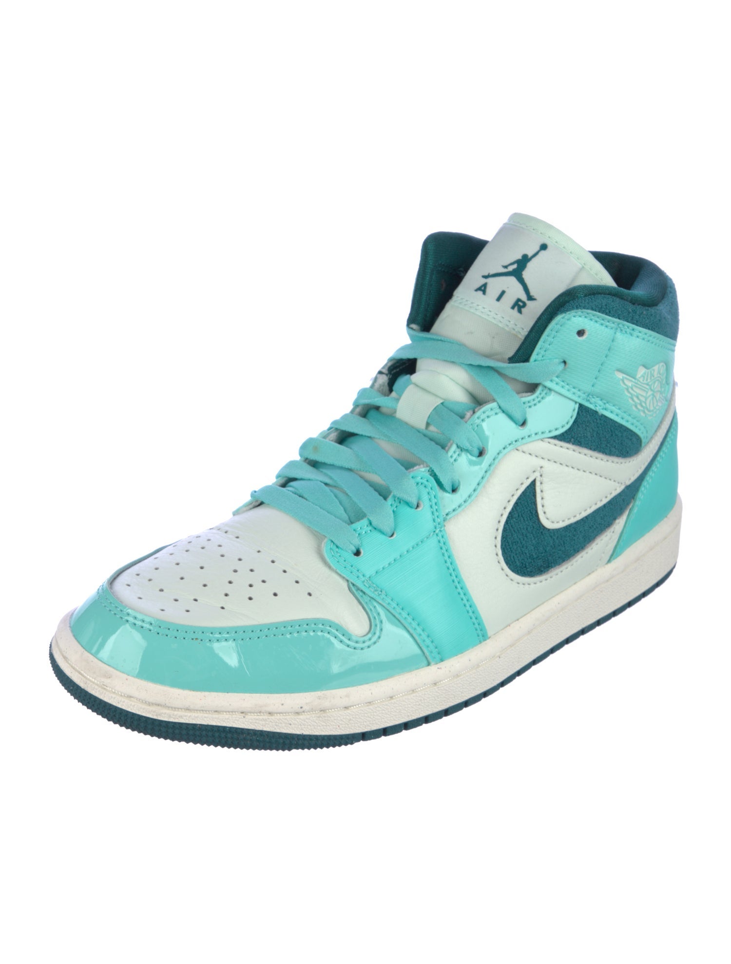 Jordan Leather Graphic Print Sneakers