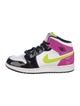 Jordan Patent Leather Graphic Print Sneakers