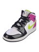 Jordan Patent Leather Graphic Print Sneakers