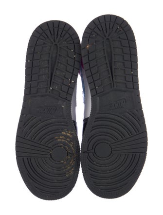 Jordan Patent Leather Graphic Print Sneakers