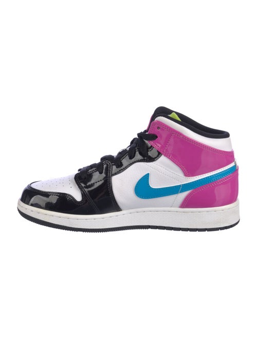 Jordan Patent Leather Graphic Print Sneakers