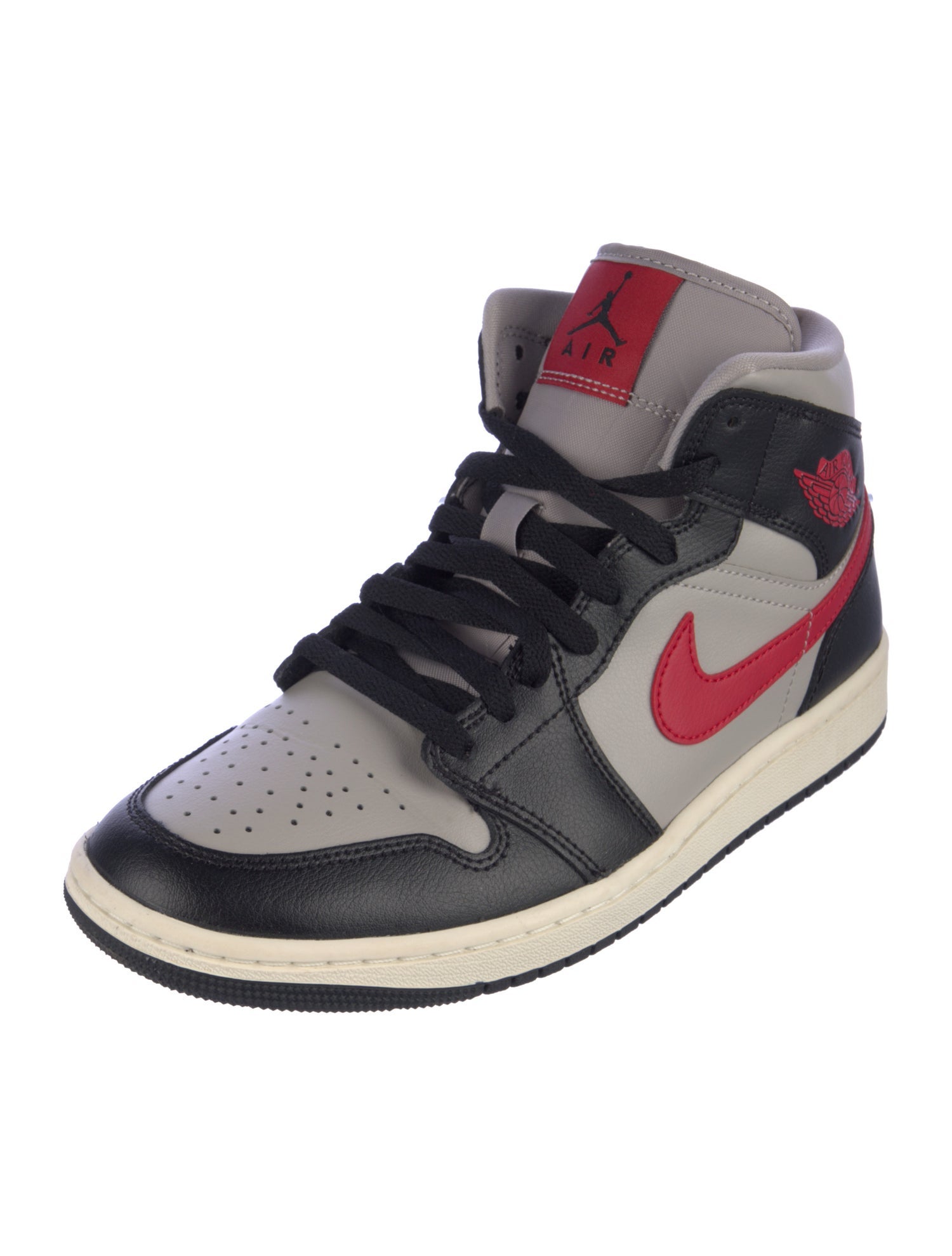 Jordan Leather Graphic Print Wedge Sneakers