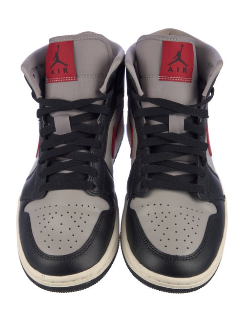 Jordan Leather Graphic Print Wedge Sneakers