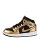 Jordan 1 Mid SE GS 'Metallic Gold Black'