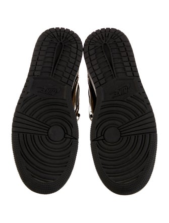 Jordan 1 Mid SE GS 'Metallic Gold Black'