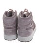 Jordan Jordan 1 Mid SE Purple Velvet Wedge Sneakers