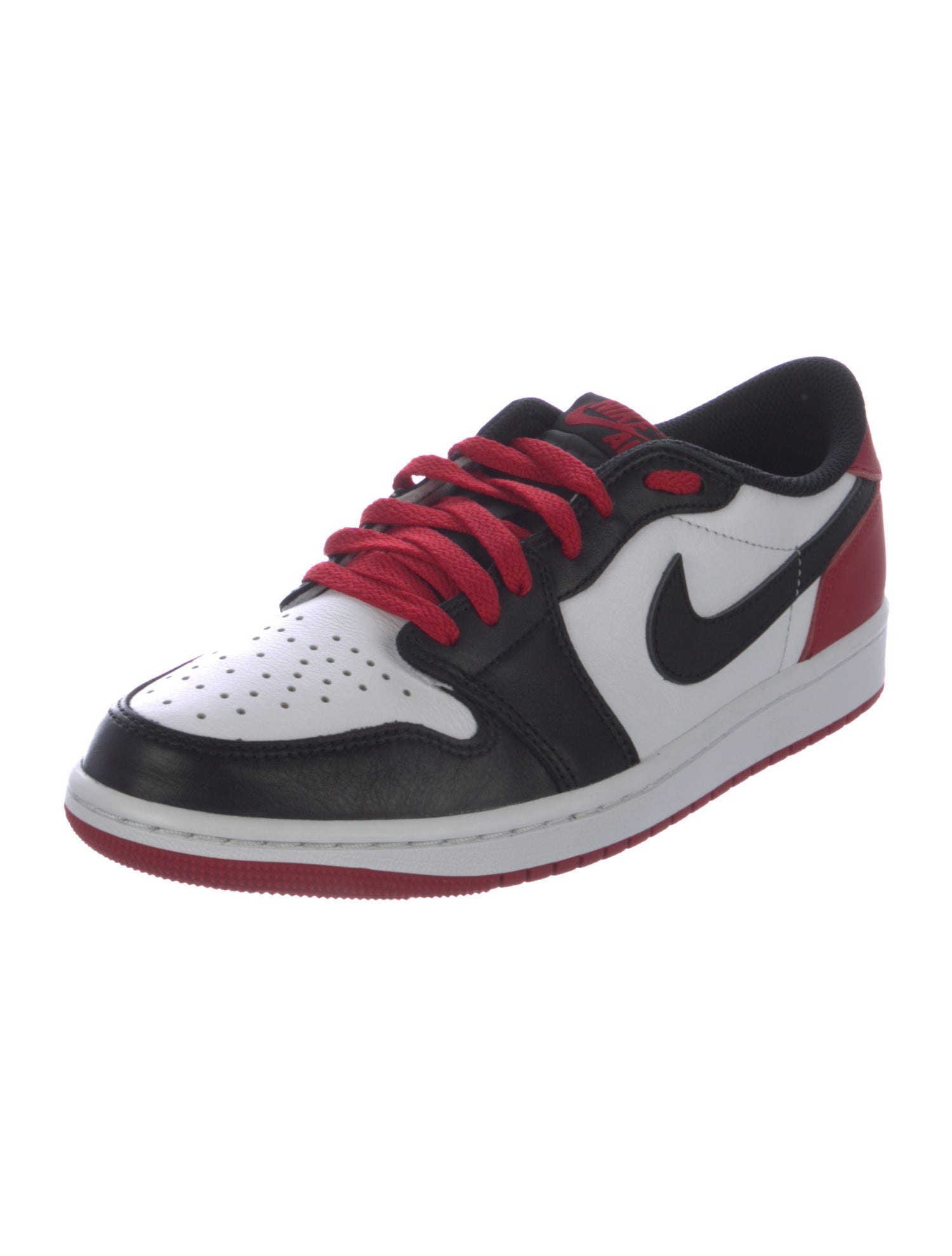 Jordan Leather Colorblock Pattern Sneakers