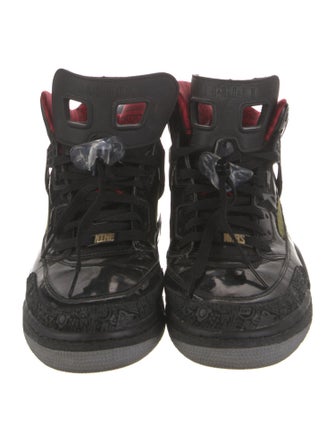 Jordan Patent Leather Printed Sneakers