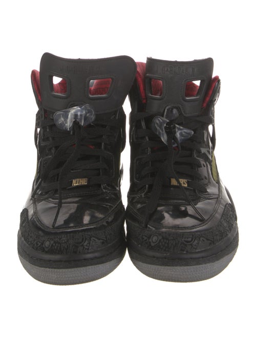 Jordan Patent Leather Printed Sneakers