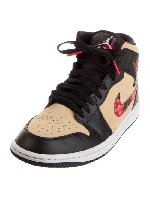 Jordan 1 Mid 'Tartan Swoosh' Sneakers