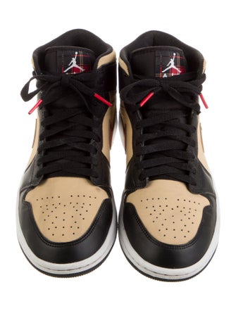 Jordan 1 Mid 'Tartan Swoosh' Sneakers