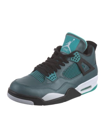 Jordan Leather Plaid Print Sneakers