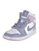 Jordan 1 Mid Indigo Haze Doll White Athletic Sneakers