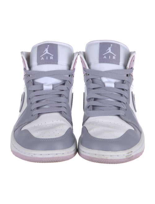Jordan 1 Mid Indigo Haze Doll White Athletic Sneakers