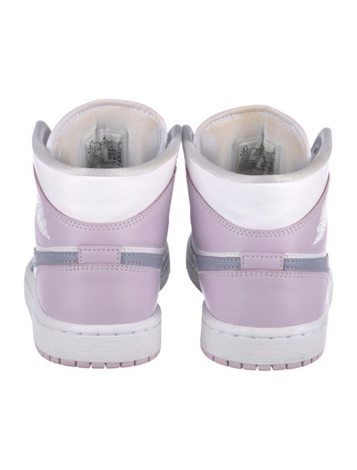 Jordan 1 Mid Indigo Haze Doll White Athletic Sneakers