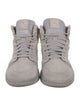 Jordan 1 Retro High Grey Suede Sneakers