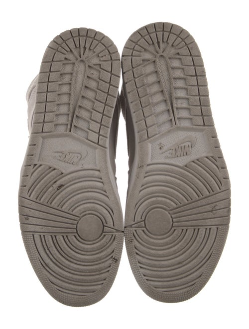 Jordan 1 Retro High Grey Suede Sneakers