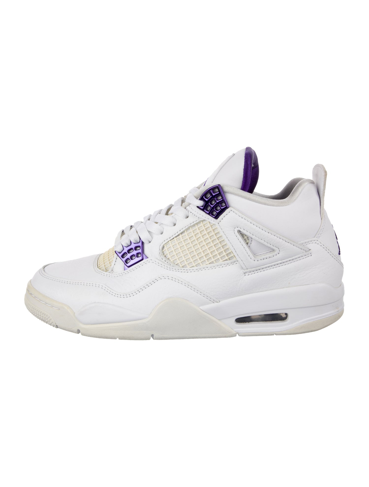 Jordan 4 Retro Metallic Purple Sneakers