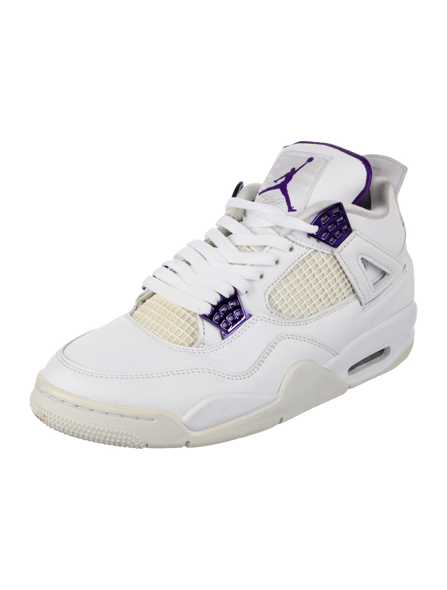 Jordan 4 Retro Metallic Purple Sneakers