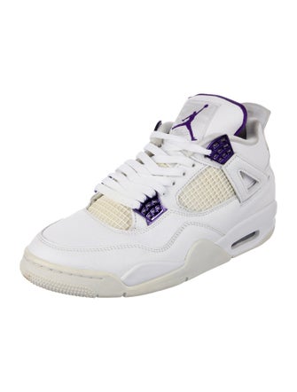 Jordan 4 Retro Metallic Purple Sneakers