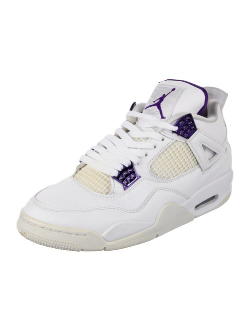 Jordan 4 Retro Metallic Purple Sneakers