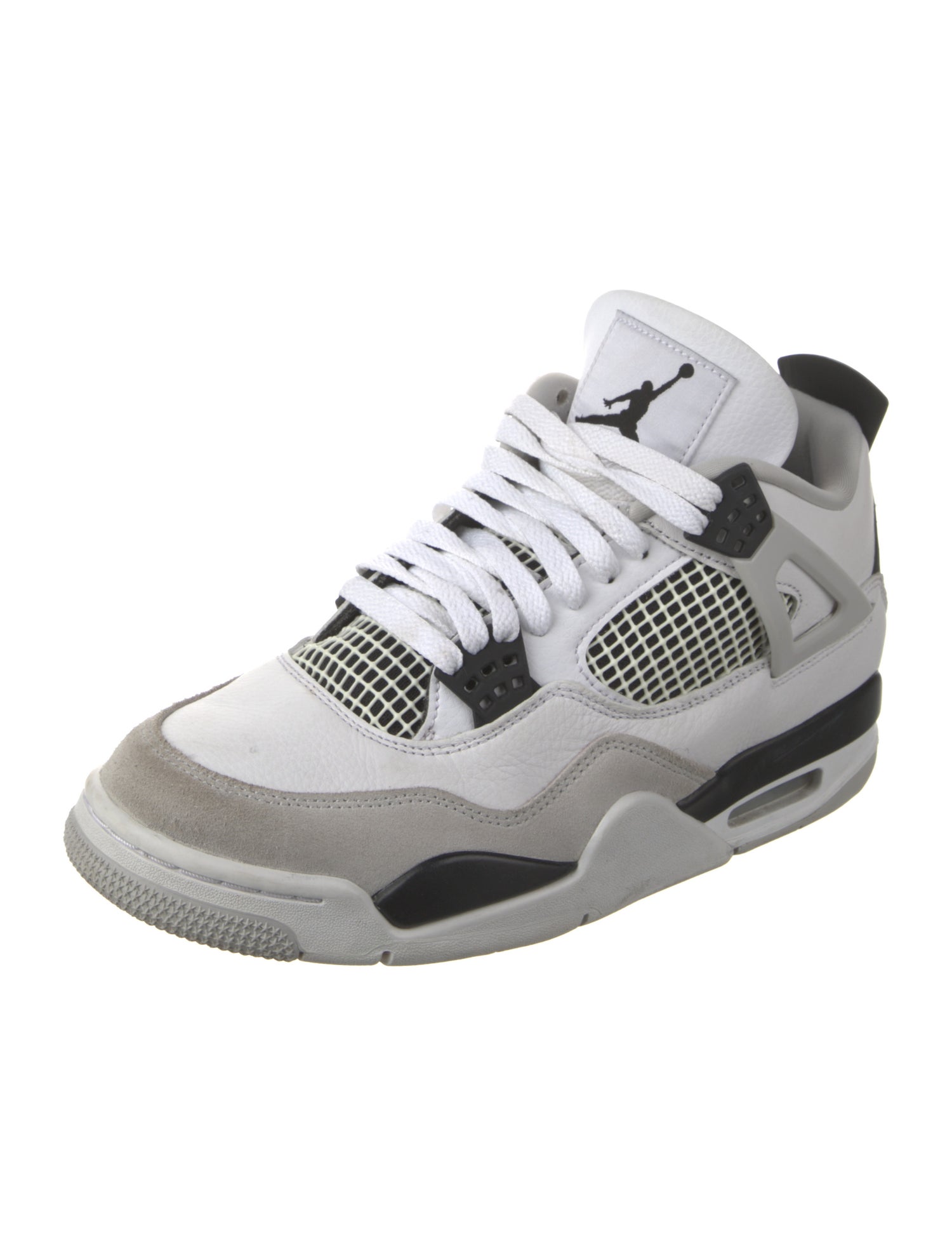 Jordan Leather Colorblock Pattern Sneakers