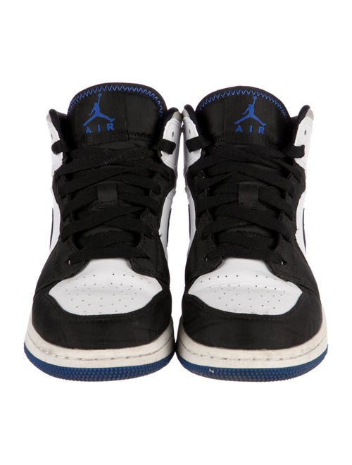 Jordan Kids' 1 Mid SE 'White Black Royal' (GS) Sneakers