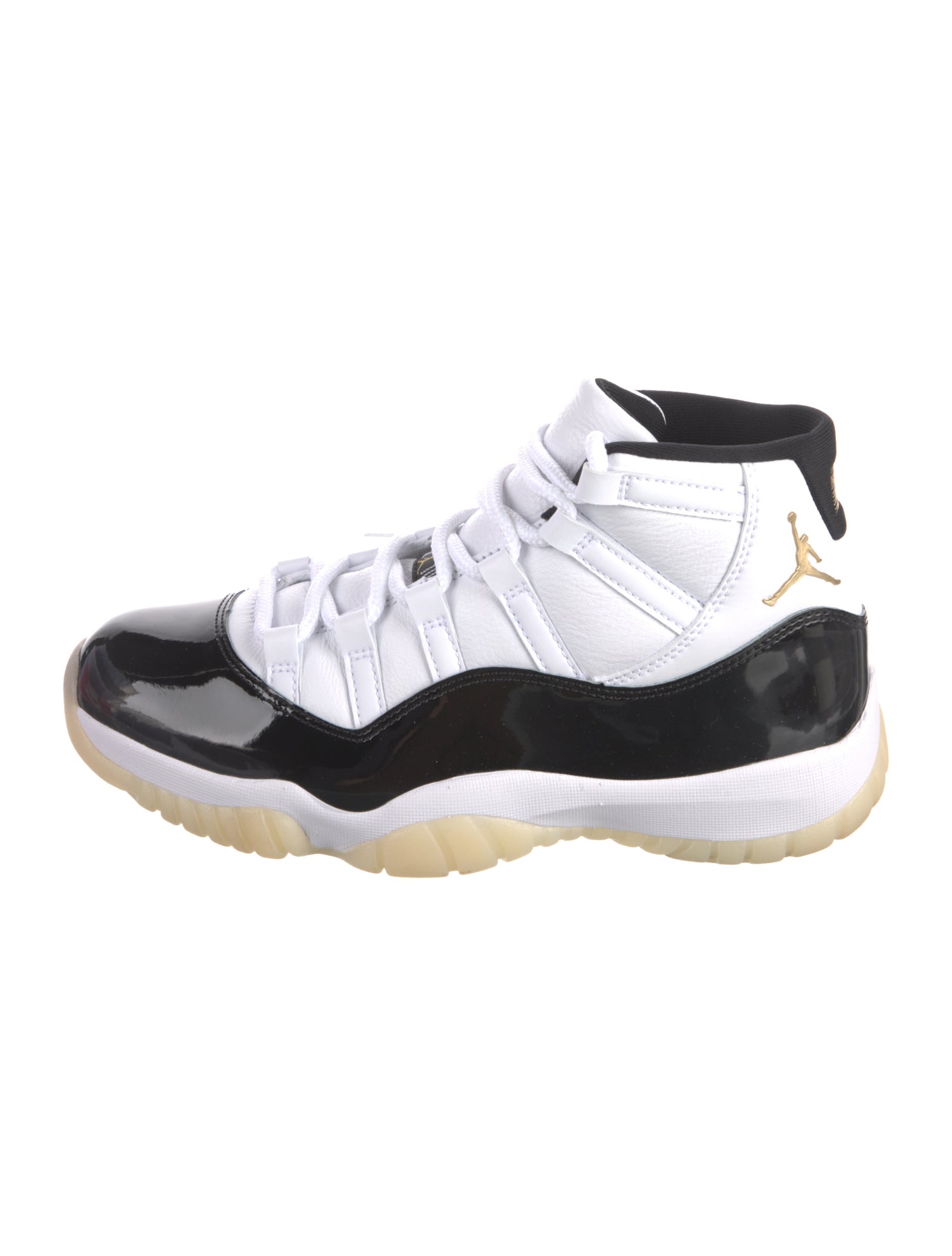 Jordan Patent Leather Colorblock Pattern Sneakers
