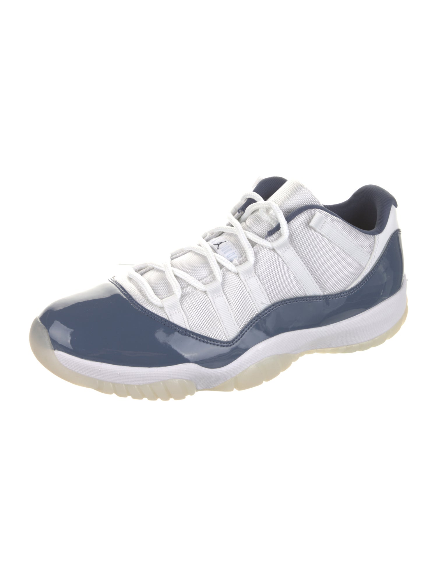 Jordan Patent Leather Colorblock Pattern Athletic Sneakers