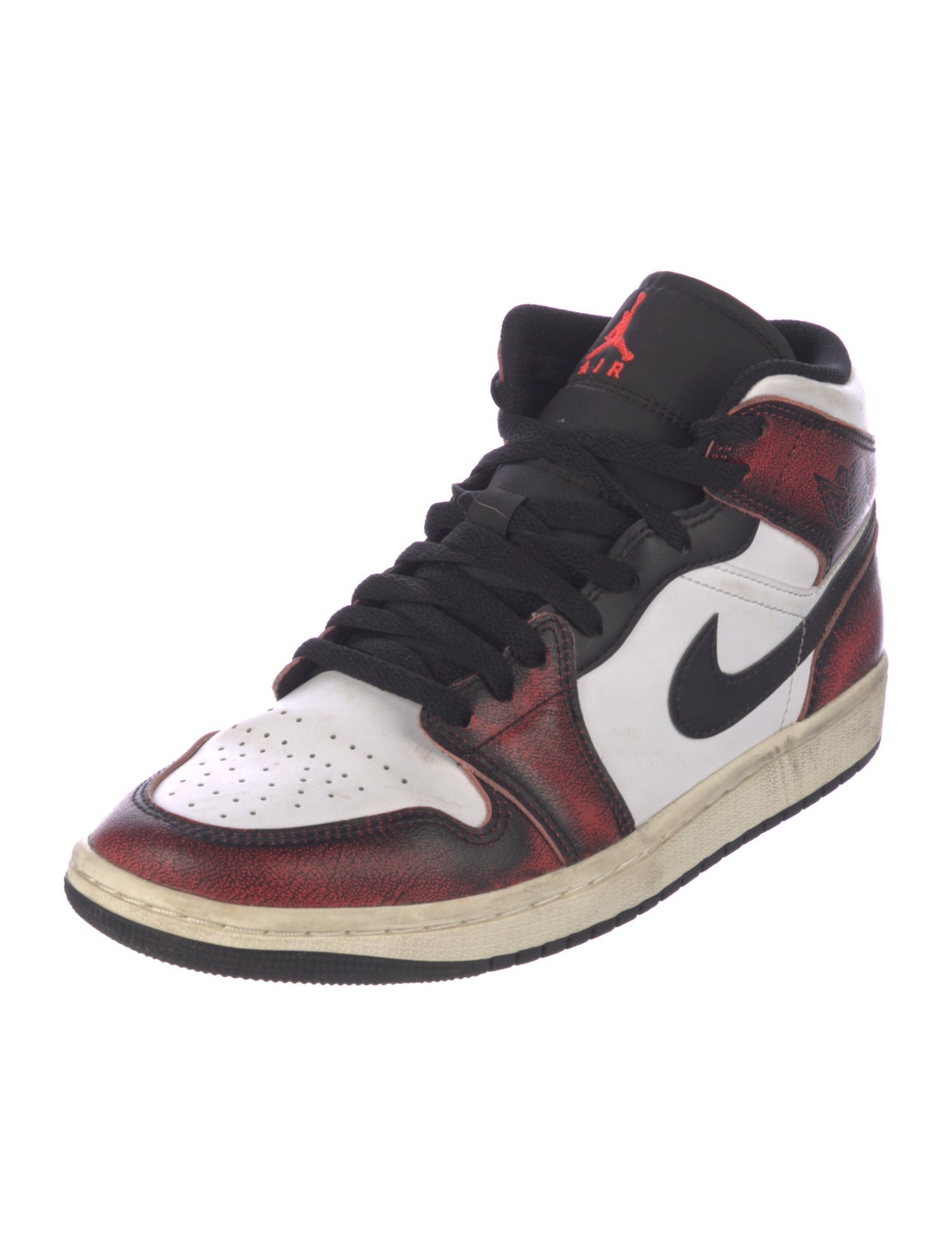 Jordan Leather Graphic Print Sneakers