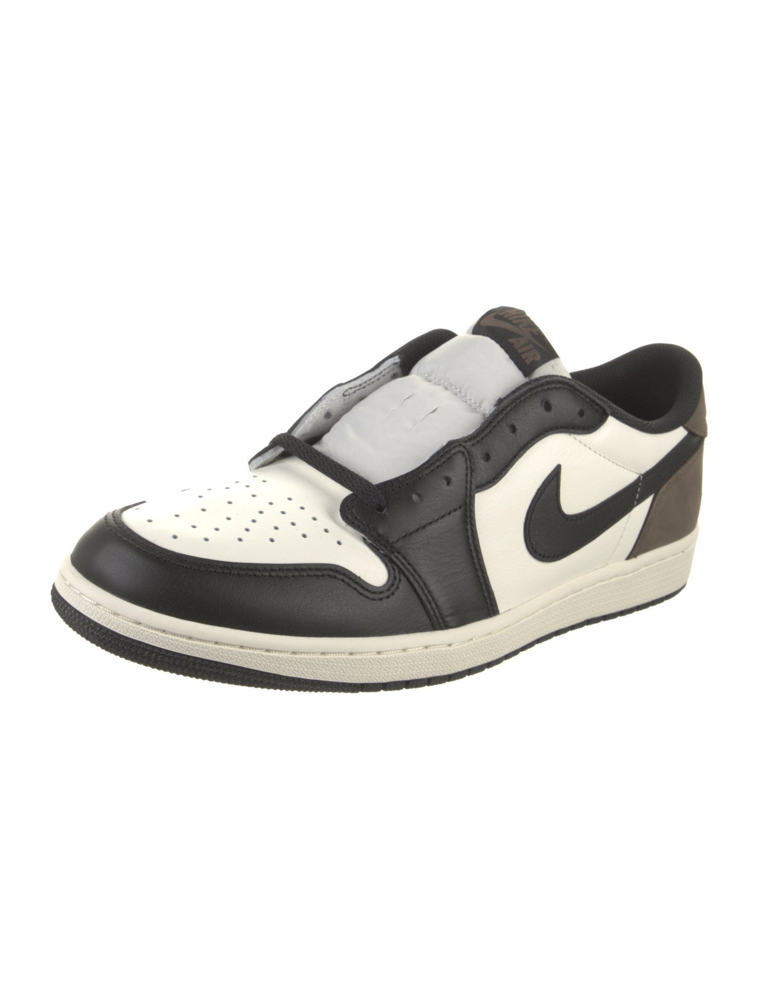 Jordan Leather Colorblock Pattern Sneakers