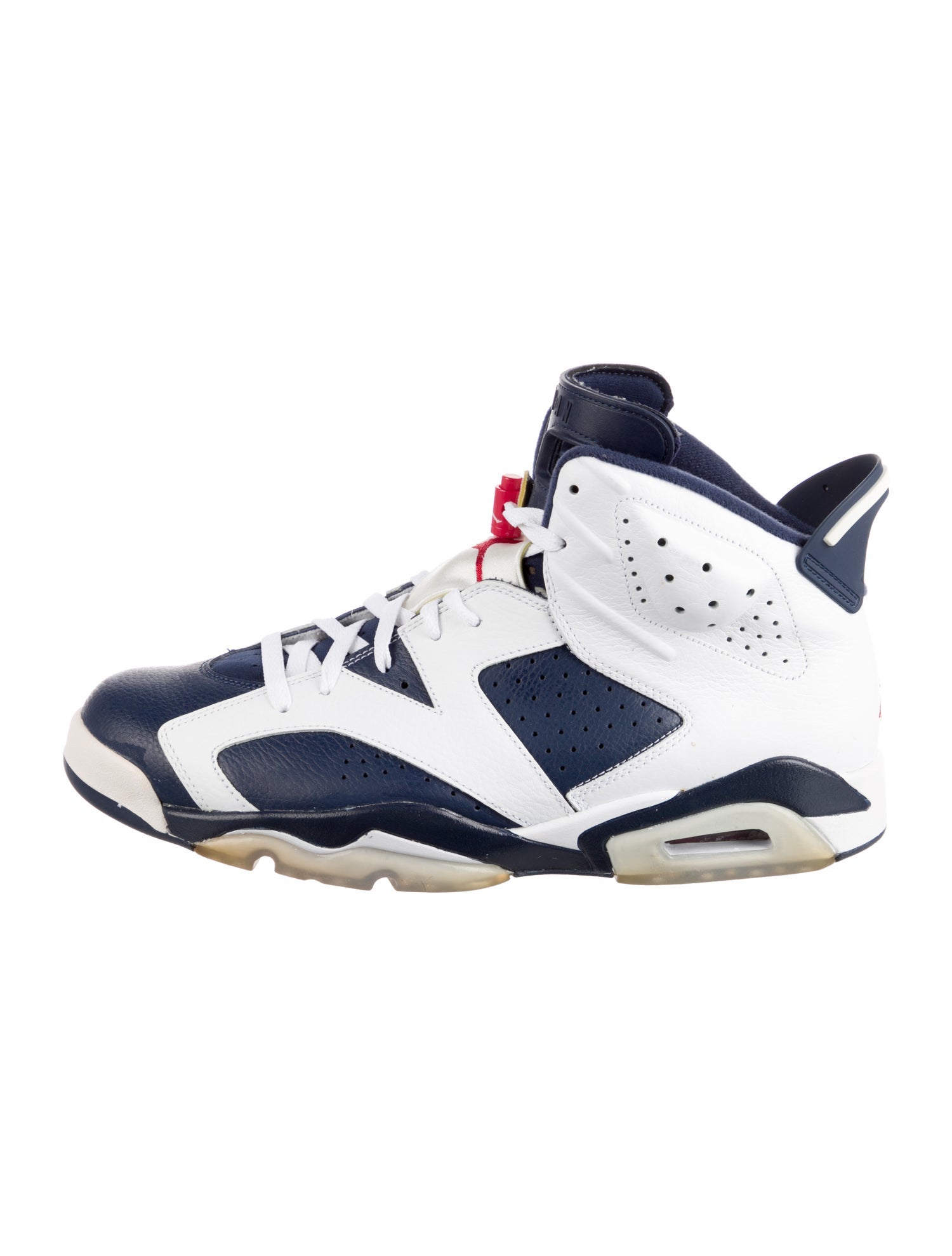 Jordan Leather Colorblock Pattern Sneakers