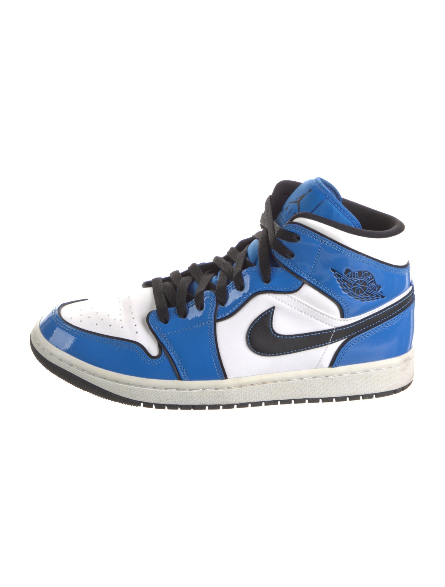 Jordan 1 Mid Signal Blue Sneakers
