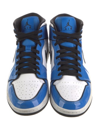 Jordan 1 Mid Signal Blue Sneakers