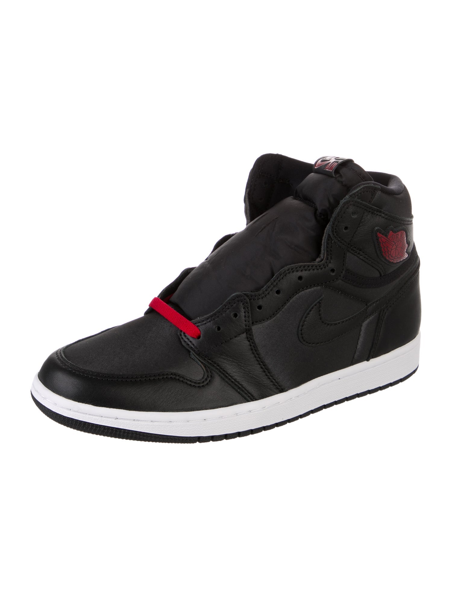 Jordan Leather Colorblock Pattern Sneakers