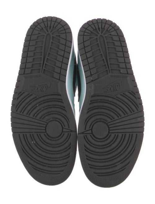 Jordan 1 Mid Aqua Blue Tint Wedge Sneakers