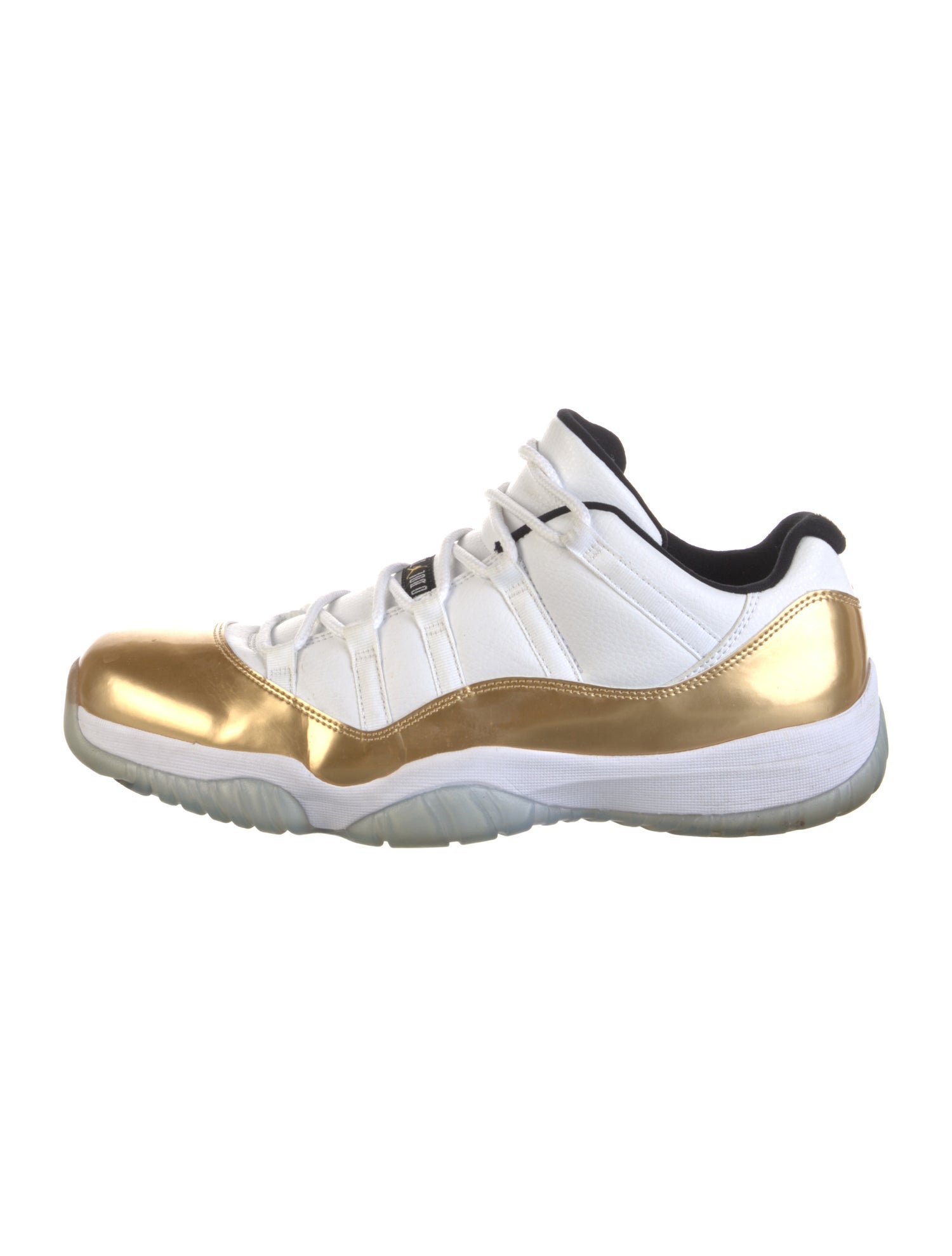 Jordan Patent Leather Colorblock Pattern Sneakers