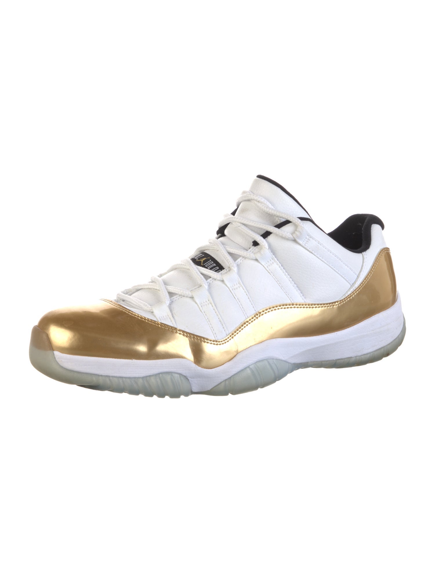 Jordan Patent Leather Colorblock Pattern Sneakers