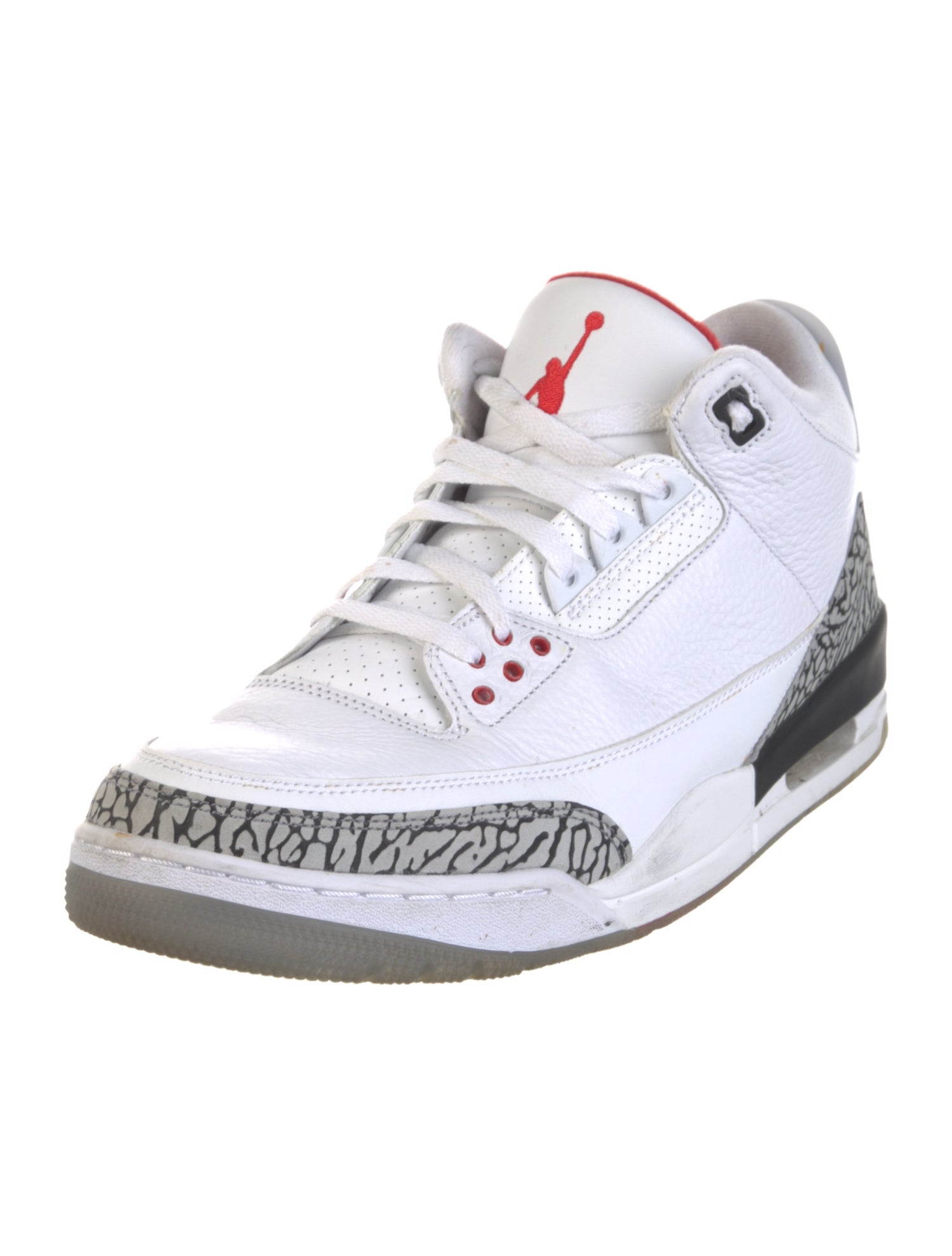 Jordan 3 Retro Free Throw Line White Cement Sneakers