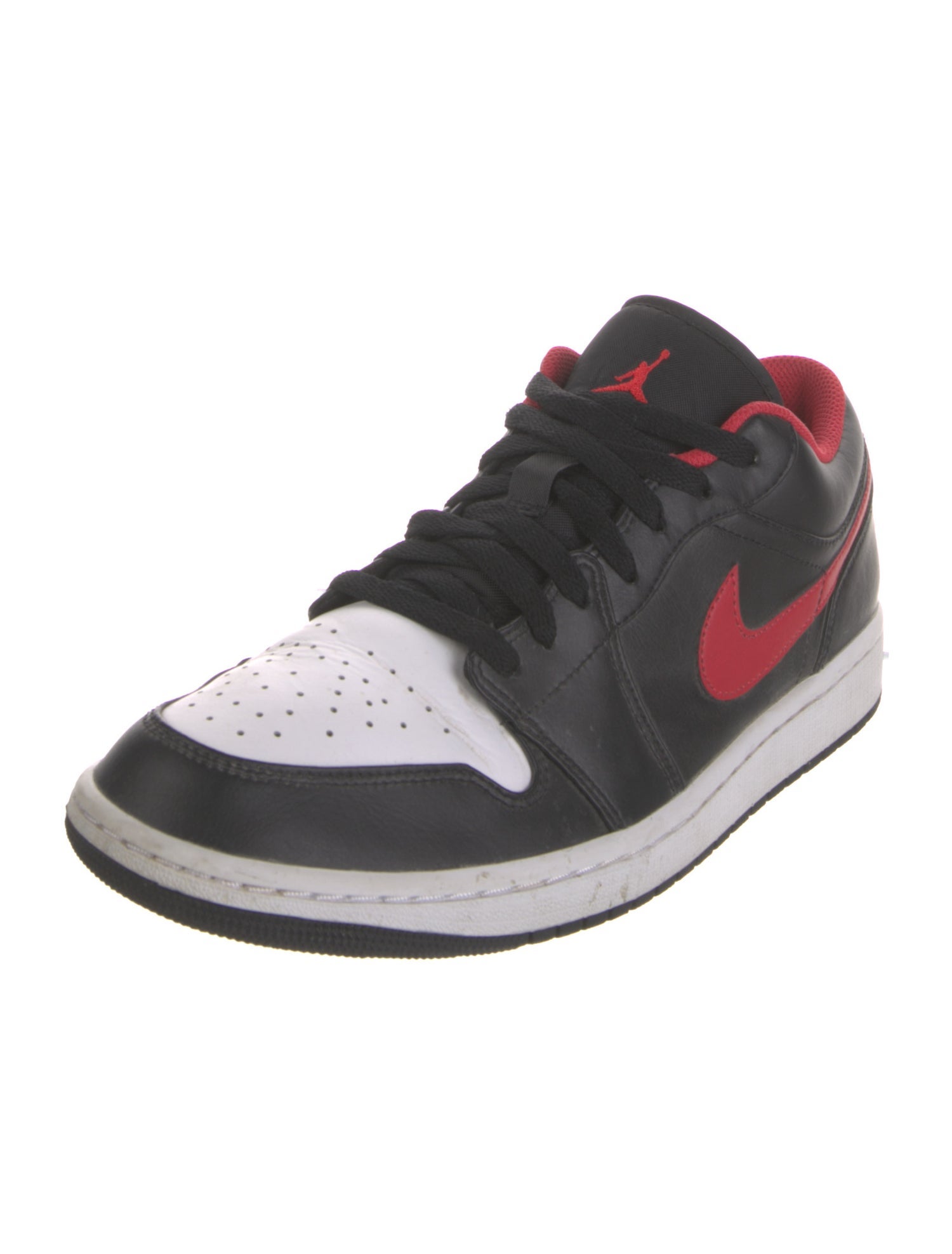 Jordan Leather Colorblock Pattern Sneakers