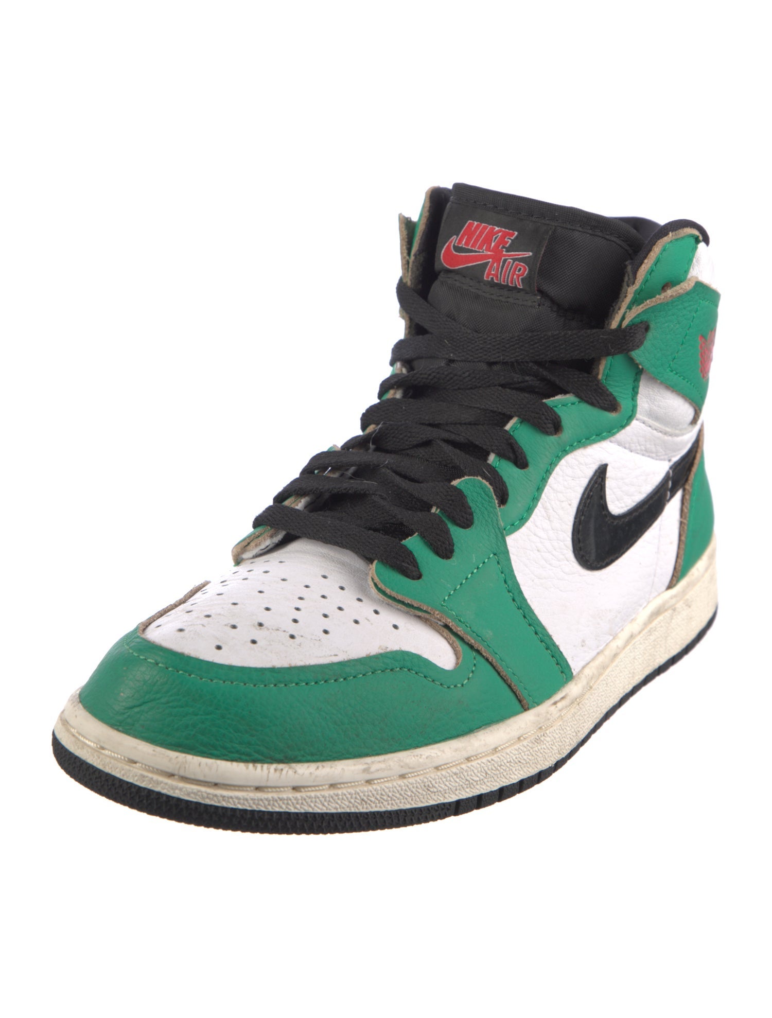 Jordan Leather Printed Athletic Sneakers