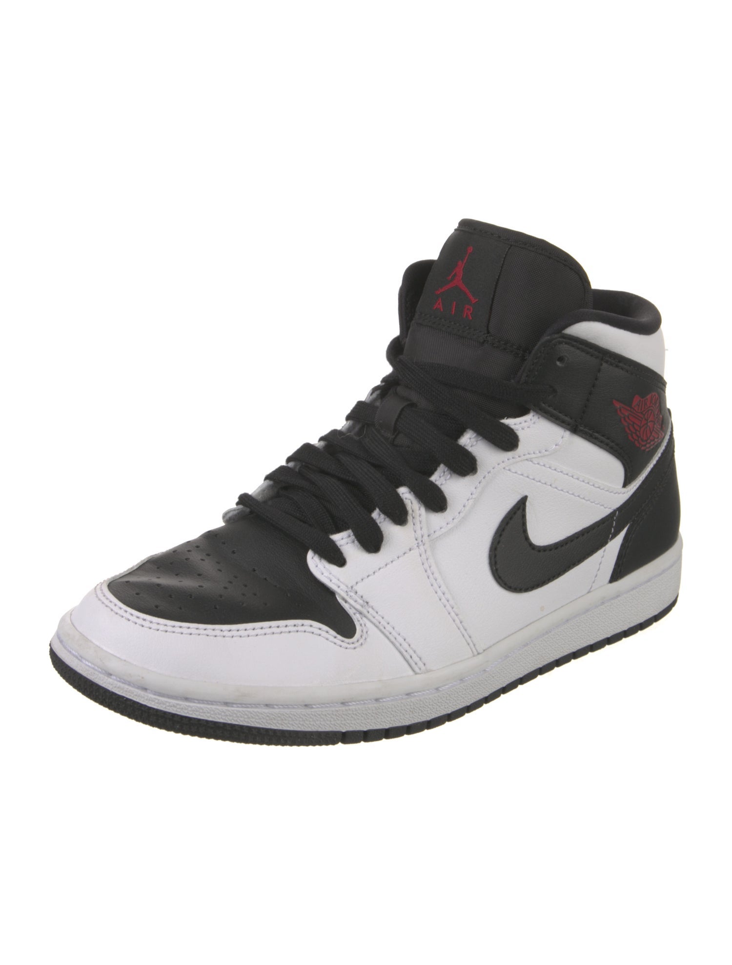 Jordan Leather Colorblock Pattern Sneakers