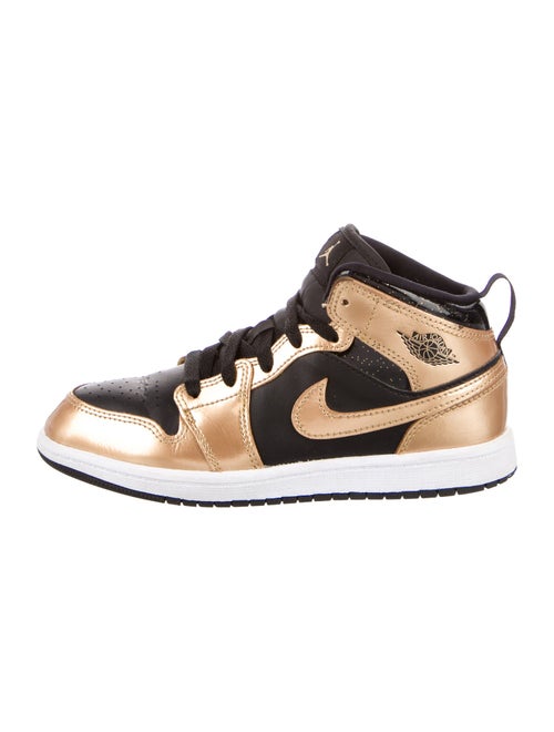 Jordan 1 Mid SE Metallic Gold Black (PS)