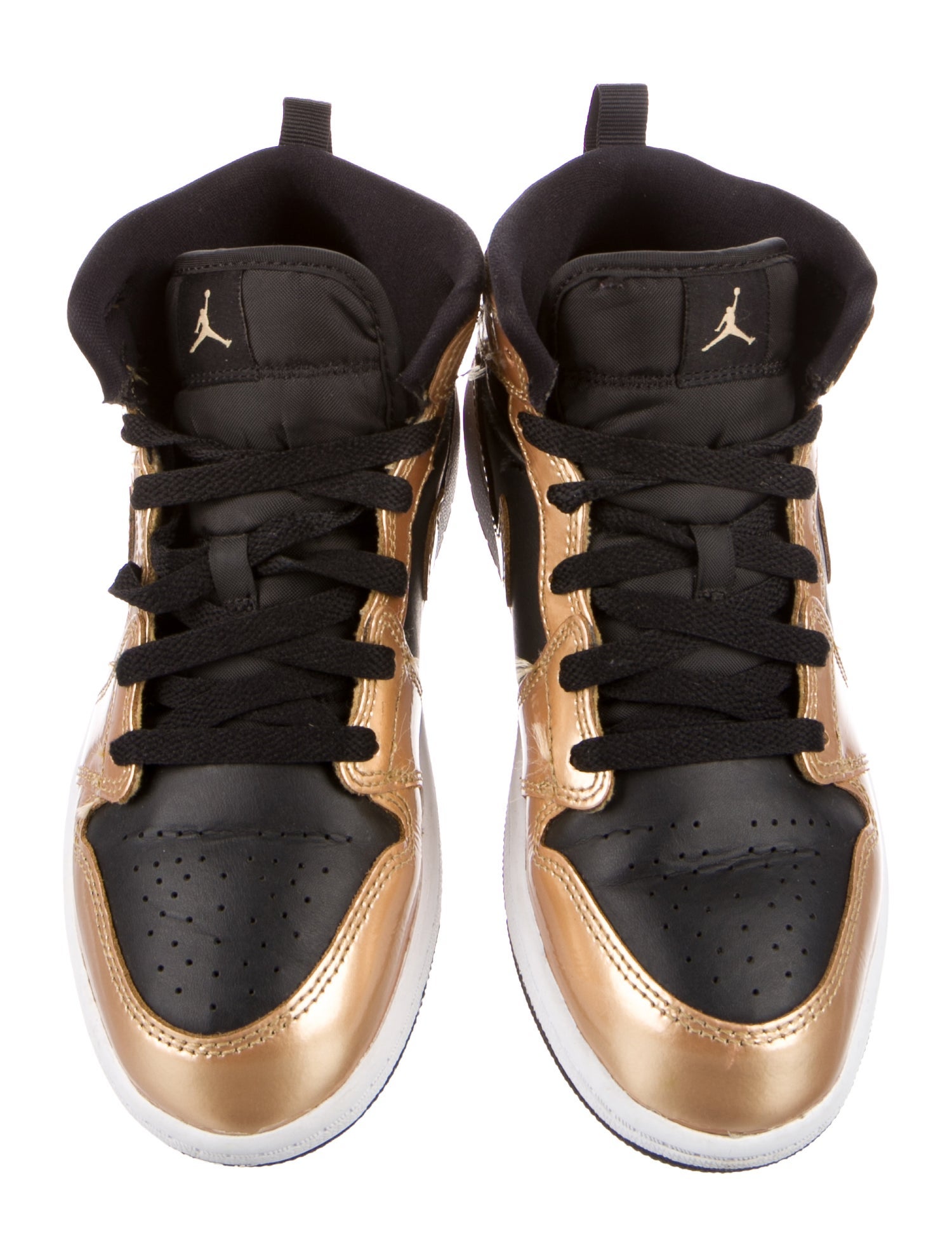Jordan 1 Mid SE Metallic Gold Black (PS)