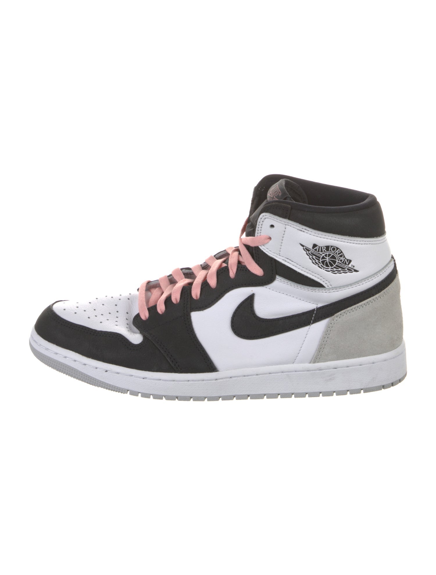 Jordan Leather Colorblock Pattern Sneakers