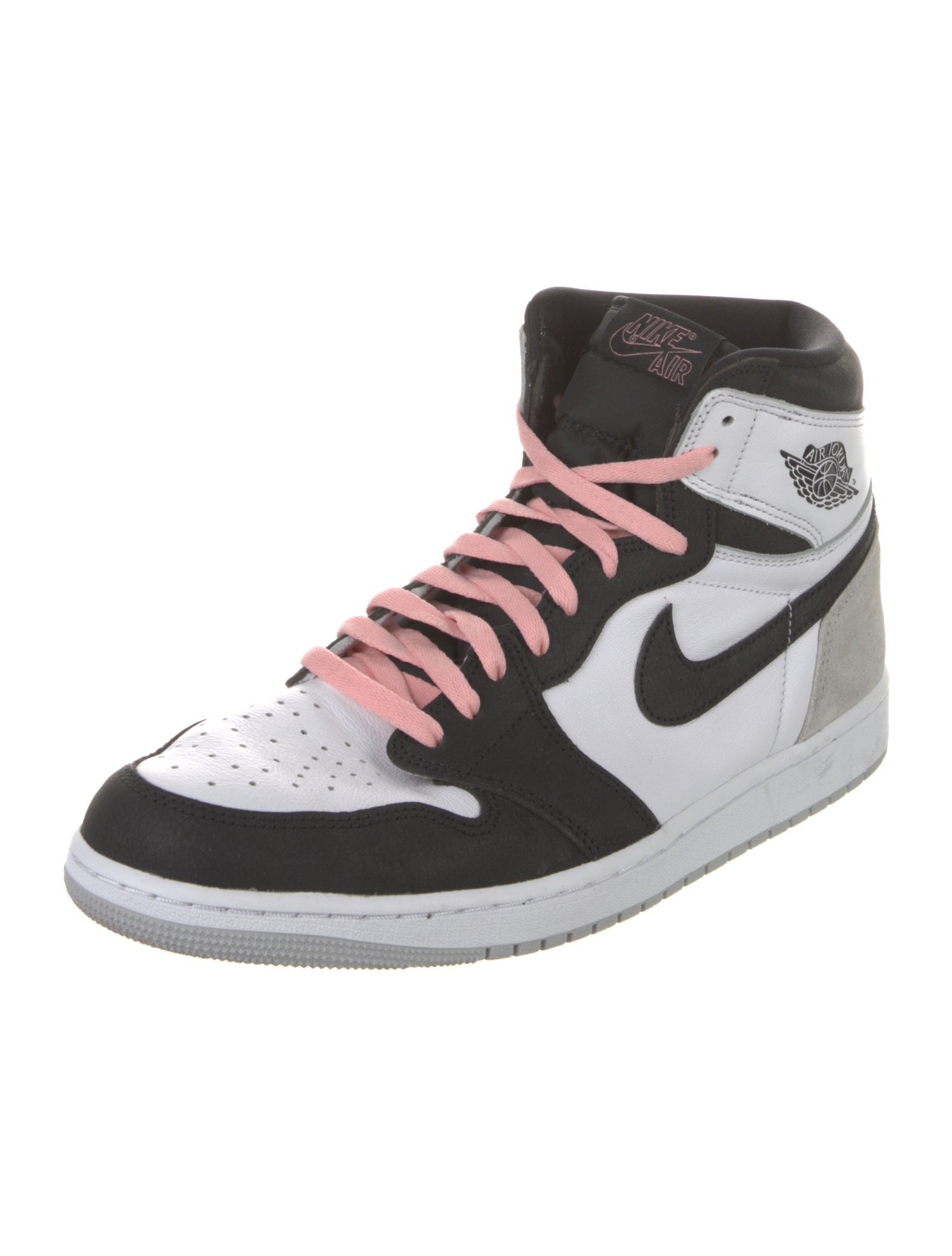 Jordan Leather Colorblock Pattern Sneakers