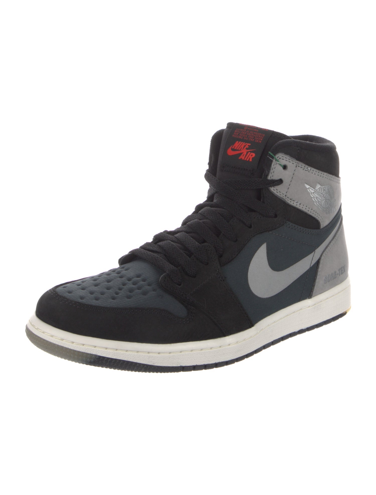 Jordan Leather Colorblock Pattern Sneakers