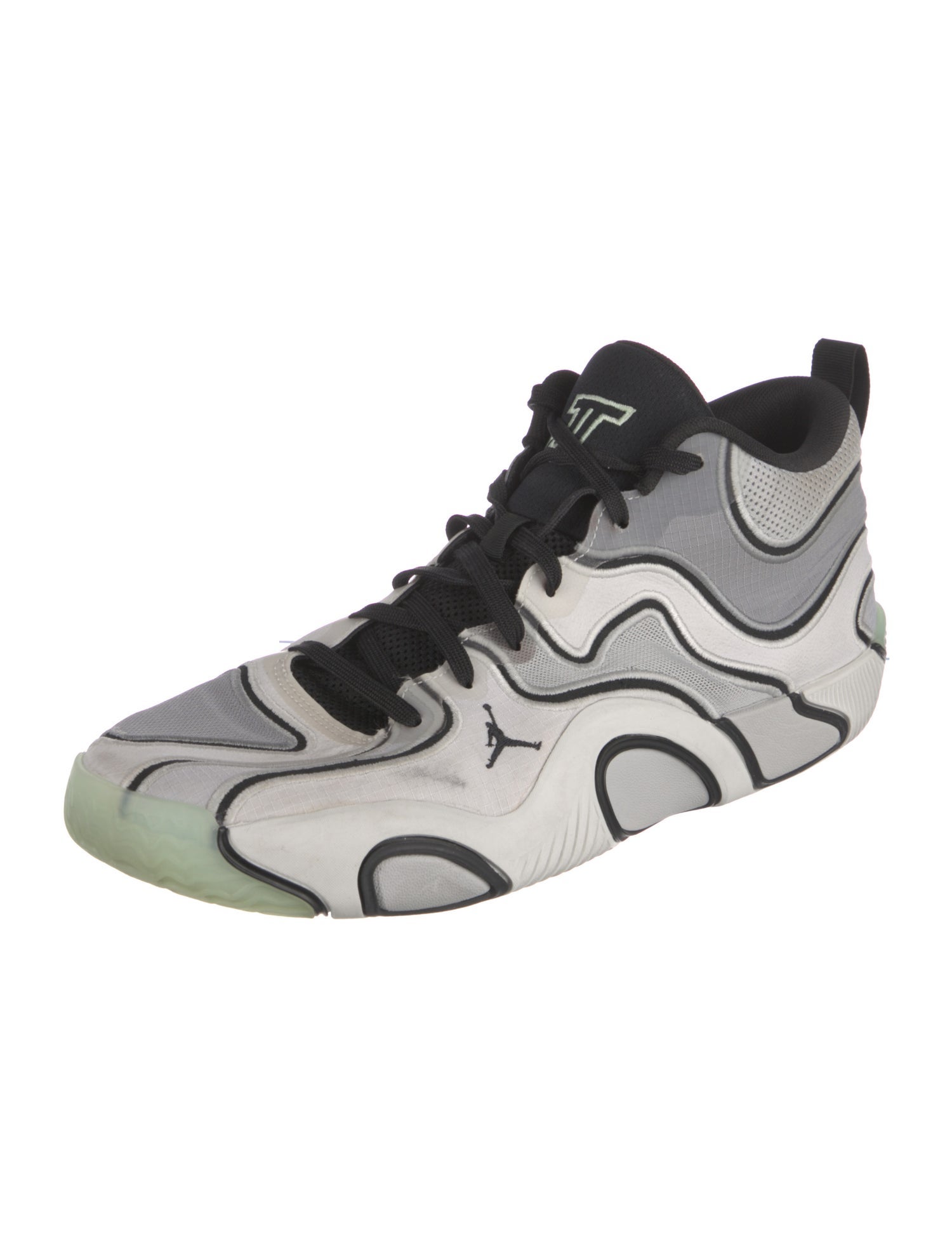 Jordan Leather Striped Sneakers