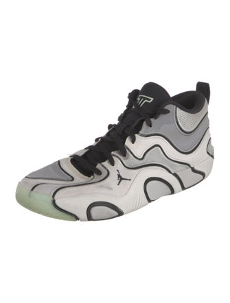 Jordan Leather Striped Sneakers